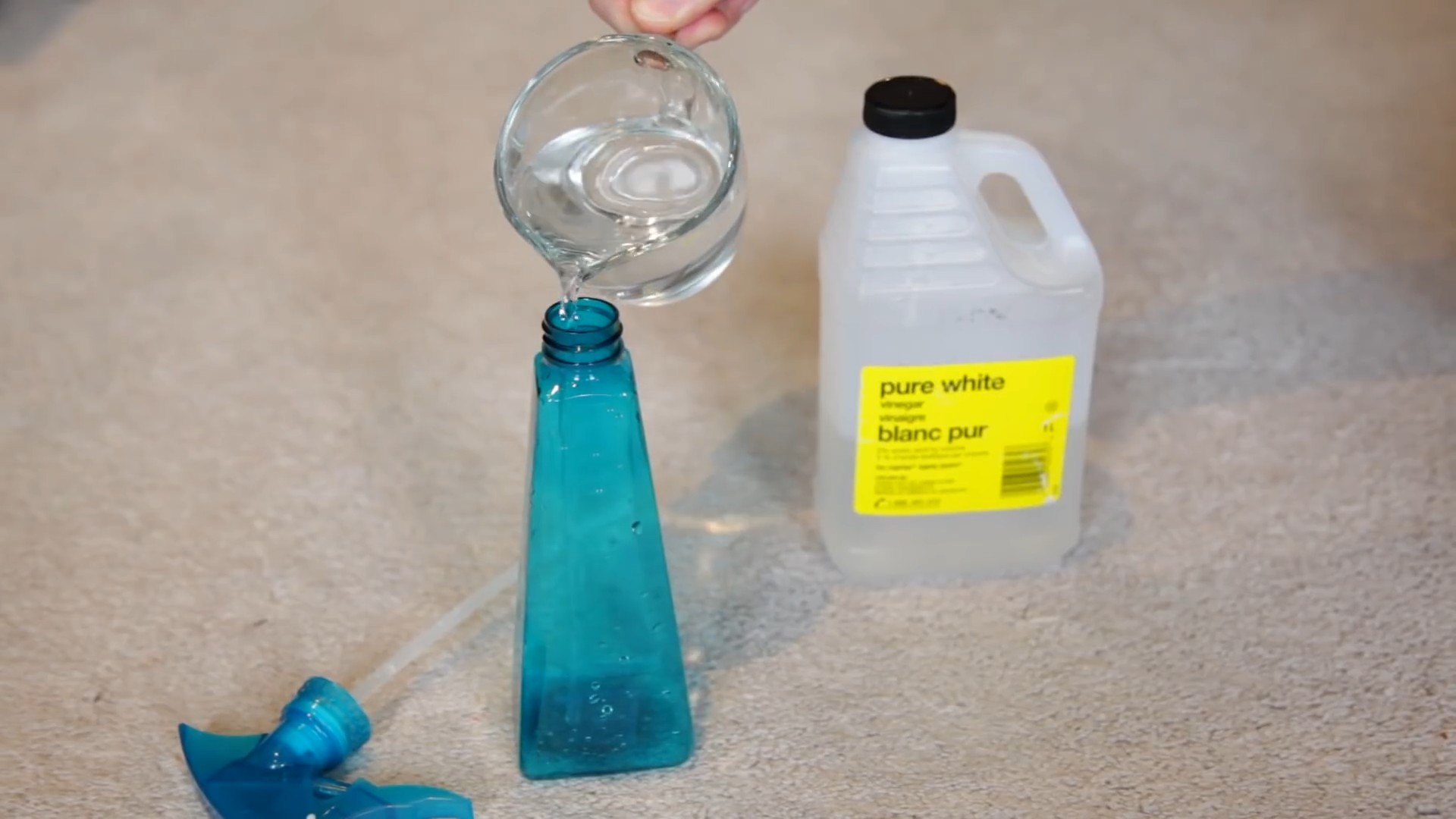 Salt and vinegar stain removal
