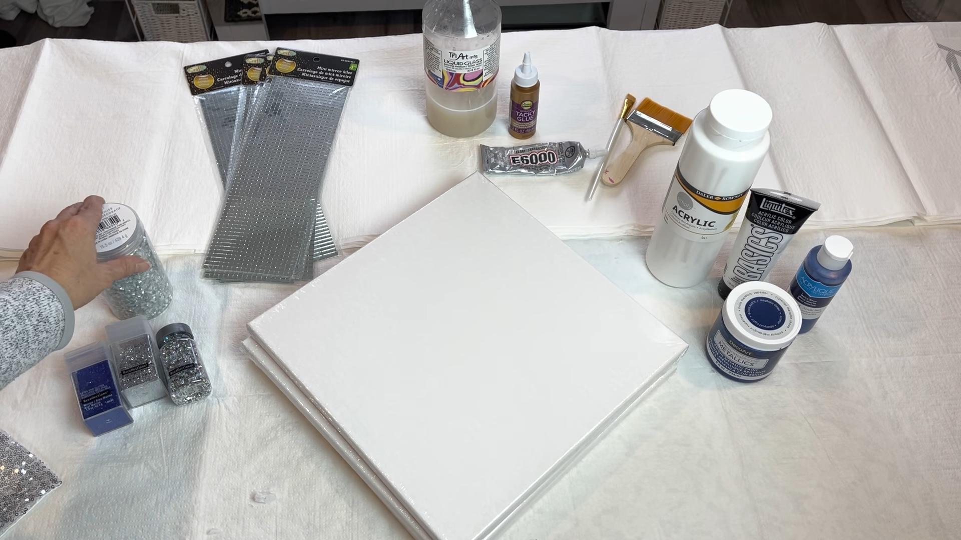 DIY canvas art home decor